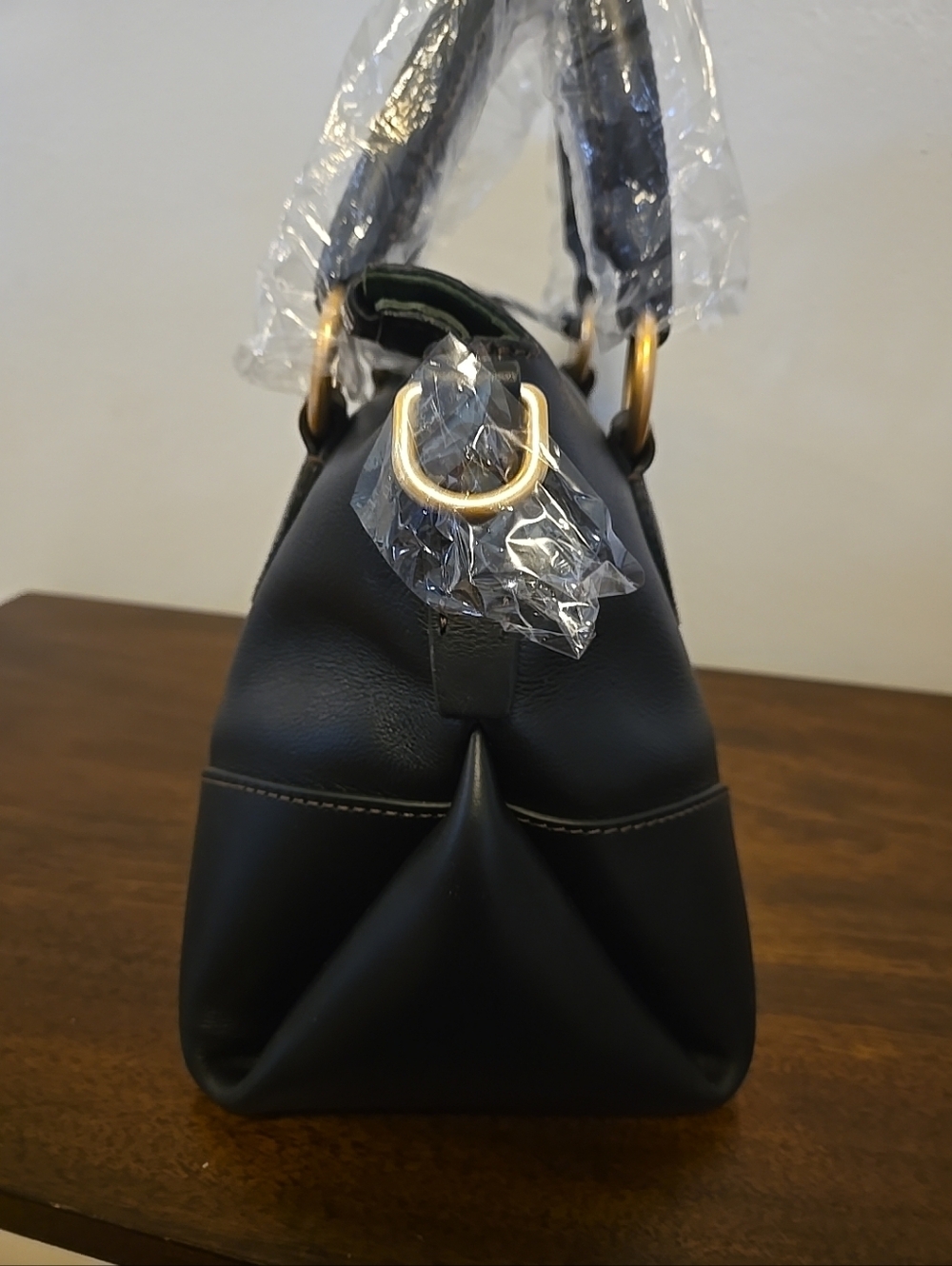 Dooney & Bourke Florentine Satchel 30 Black Orig Packaging $458 NWT - Picture 4 of 11